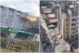 Momentul în care un bloc din Rusia sare în aer, din cauza unei scurgeri de gaze. Șase morți și 16 răniți