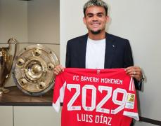 Atacantul columbian Luis Diaz a semnat pe patru ani cu Bayern Munchen