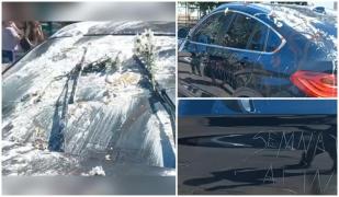 O vâlceancă, supărată că a înşelat-o soţul, s-a răzbunat pe BMW-ul bărbatului: "Să te saturi"