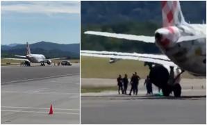Incident şocant pe aeroportul din Bergamo. Un bărbat a murit aspirat de motorul unui avion, la decolare