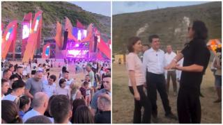 Nicuşor Dan, vizită privată în Republica Moldova. A participat la un festival în Orheiul Vechi, cu Maia Sandu
