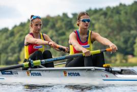 Medalie de aur pentru echipajul de dublu rame feminin la Mondialele de Canotaj Under 19 din Lituania