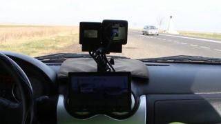 Tânăr şofer, surprins de radar în Călăraşi cu 110 km/h peste limita legală