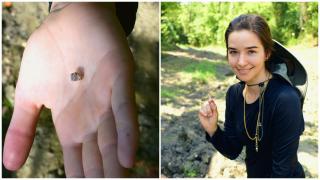 Femeia în vârstă de 31 de ani a căutat diamante în cea mai mare parte a lunii iulie