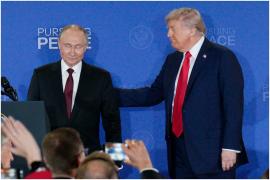 Donald Trump si Vladimir Putin, la întâlnirea din Alaska - 15 august 2025