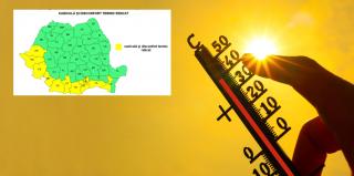 13 județe și Capitala intră sunt cod galben de caniculă. Temperaturile urcă până la 38 de grade
