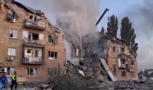 Reacția lui Zelenski, după atacul Rusiei asupra Kievului. Bilanțul a crescut la opt morţi şi 30 de răniți