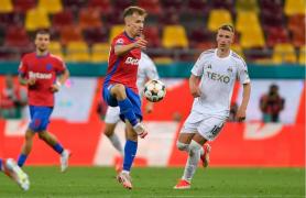 Darius Olaru a fost cel mai bun jucător al returului FCSB - Aberdeen