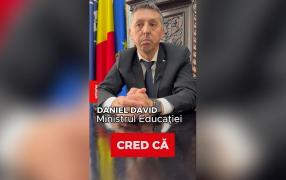 INTERVIU. "Începe sau nu începe şcoala pe 8 septembrie?". Daniel David, mesaj pentru părinţi şi profesori