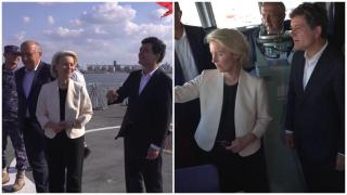 Imaginile postate de Ursula von der Leyen din timpul vizitei în România