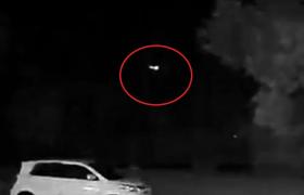 Momentul în care Polonia doboară una dintre dronele ruseşti. Imaginile, surprinse de o cameră de supraveghere