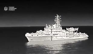 Momentul în care Ucraina loveşte o navă rusească rară din Marea Neagră. VIDEO