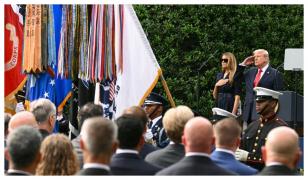 Donald Trump, la ceremonia care marchează 24 de ani de la atacurile din 11 septembrie