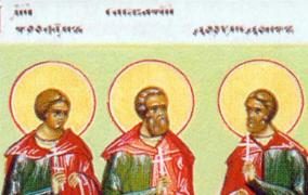 Sfinţii Mucenici Trofim, Savatie şi Dorimedont sunt prăznuiţi pe 19 septembrie