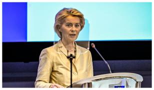 Ursula von der Leyen, in plenul Comisiei Europene