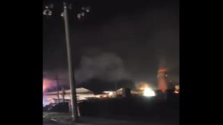 Explozie urmată de incendiu într-o fabrică de prelucrare a lemnului din Brad, Hunedoara