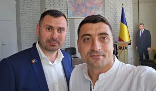 Vasile Costiuc alături de George Simion