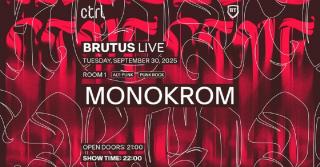 Trupa Monokrom susţine un concert marţi, 30 septembrie, în Control Club din Bucureşti