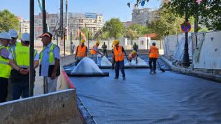 Azi se ridică restricţiile de circulaţie impuse pe Splaiul Independenţei, pentru lucrările la planşeul Unirii