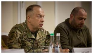 Comandantul-şef al armatei ucrainene, Oleksandr Sîrski