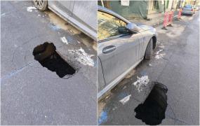 Asfalt surpat în Sectorul 2. Sunt restricții temporare de trafic în zona Obor din Capitală