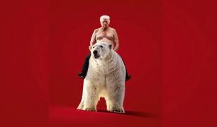 Donald Trump, ilustrat de The Economist călare pe un urs polar: A pornit un conflict pentru o miză minoră