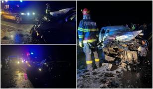 Planul Roșu activat în Sibiu după un accident rutier. 7 persoane implicate, una în stop cardio-respirator