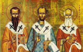 30 ianuarie, Sfinţii Trei Ierarhi. Sărbătoare cu cruce roşie în calendarul ortodox