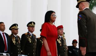 Armata şi poliţia jură loialitate şi supunere absolută preşedintelui interimar al Venezuelei, Delcy Rodriguez