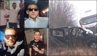 Primele imagini cu tinerii suporteri PAOK care au murit pe Drumul Morţii din Timiş: "Toți erau prieteni"