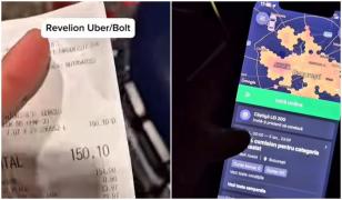 Câţi bani a făcut un şofer de Bolt din Bucureşti în noaptea de Revelion: 