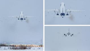 Incident pe Aeroportul din Cluj. Avion Lufthansa ratează aterizarea după ce loveşte un stol de păsări