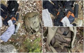 Rucsac găsit în masivul Piatra Mare, unde s-a semnalat prezența unui urs. Proprietarul, de negăsit