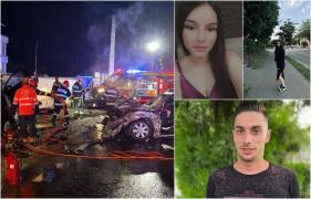 Cine sunt tinerii morţi în accidentul din Mihăeşti. Tânărul de 25 de ani a intrat pe contrasens într-o curbă