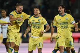 Daniel Bîrligea, la primele goluri în Serie A. Atacantul lui Frosinone a strălucit cu Lecce