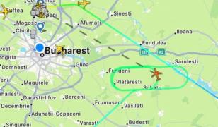 Avion cu 186 de oameni la bord, întors de urgenţă pe Otopeni. A fost activat planul de intervenţie
