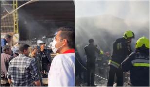 4 persoane au murit după ce un elicopter militar iranian s-a prăbuşit peste o piaţă de fructe