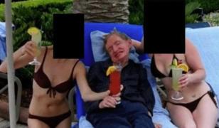 Stephen Hawking, pozat alături de două femei în bikini în dosarele Epstein. Familia: Erau îngrijitoarele lui