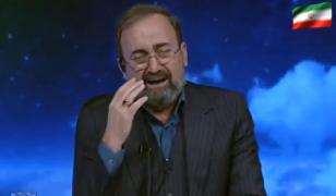 Momentul în care un prezentator al televiziunii de stat anunţă, cu lacrimi în ochi, moartea lui Khamenei