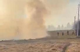 Ce amendă riscă un bărbat care a dat foc vegetației de lângă locuință. O vecină a sunat imediat la 112