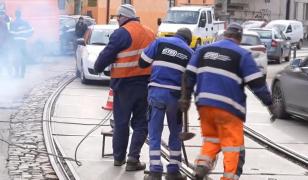 PMB începe lucrările de reabilitare a aproape 9 km de șină de tramvai. Care sunt zonele vizate