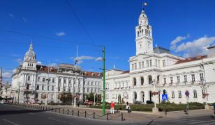Clădirea primăriei din Arad, România