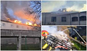 Filmul tragediei de la Mănăstirea Bistriţa din Vâlcea. O măicuţă a murit, captivă în chilia în flăcări
