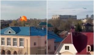 Ucraina a atacat cu drone un port la Marea Baltică, unde operează un terminal Lukoil, și rafinării de pe Volga