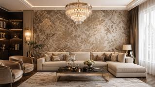 (P) Secretele unui interior de lux: lustre și tapet care schimbă totul