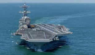 Un al treilea portavion militar american a intrat în apele Orientului Mijlociu