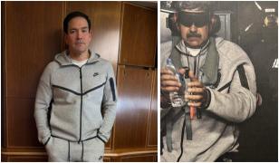 Marco Rubio s-a pozat în Air Force One într-un trening identic cu cel purtat de Maduro în momentul arestării
