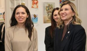 Mirabela Grădinaru a primit-o pe Olena Zelenska la Cotroceni. Sănătatea mintală a copiilor, tema discuţiei
