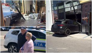 Soția fostului ministru Victor Paul Dobre a intrat cu mașina într-o bancă. Cum s-ar fi produs accidentul