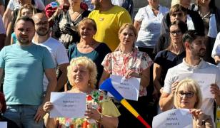 Sindicaliștii din Finanțe ies în stradă, nemulțumiți de salarii. Urmează două luni de proteste